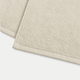 Guest towel zero-twist cotton 30x30 cm (4 pcs) | Pebble Beach