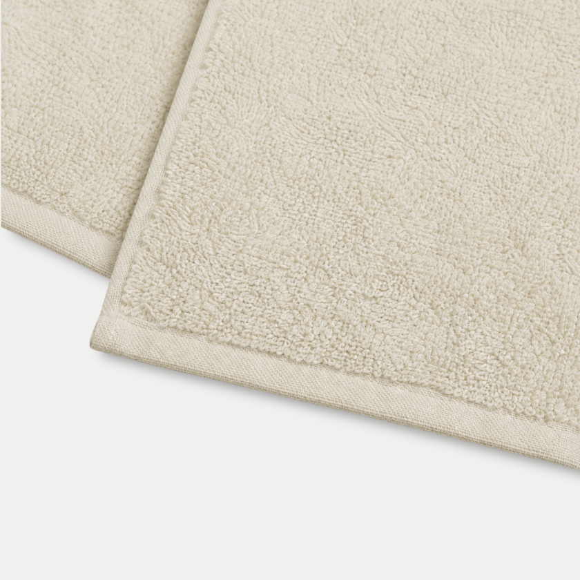 Guest towel zero-twist cotton 30x30 cm (4 pcs) | Pebble Beach
