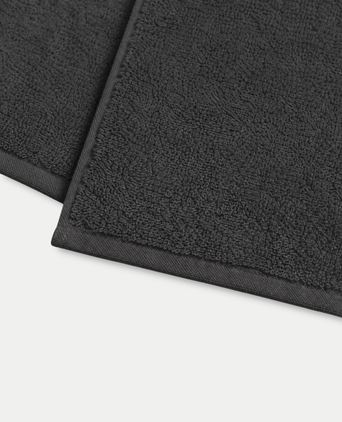 Guest towel zero-twist cotton 30x30 cm (4 pcs) | Anthracite Guest towel zero-twist cotton 30x30 cm (4 pcs) | Anthracite