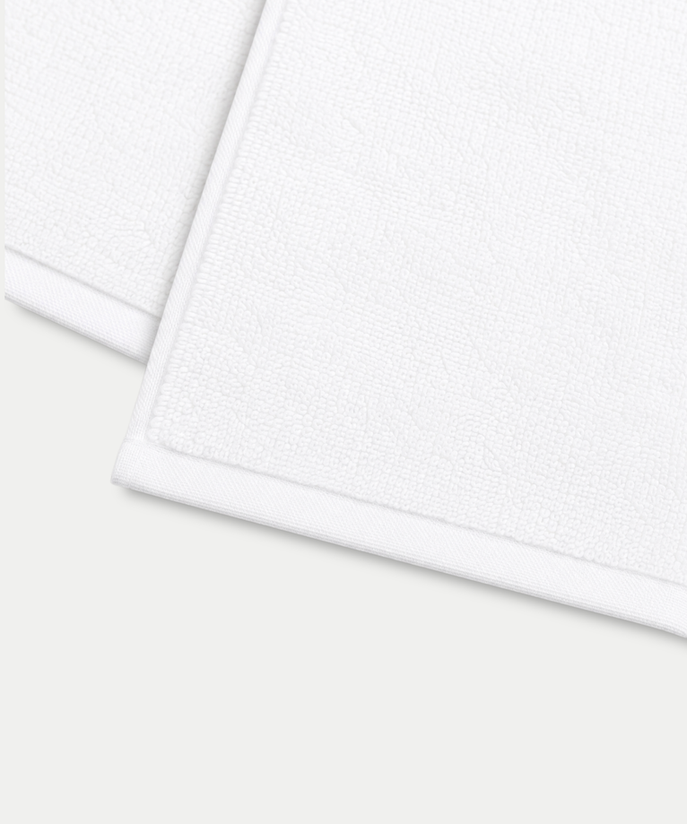 Guest towel zero-twist cotton 30x30 cm (4 pcs) | White