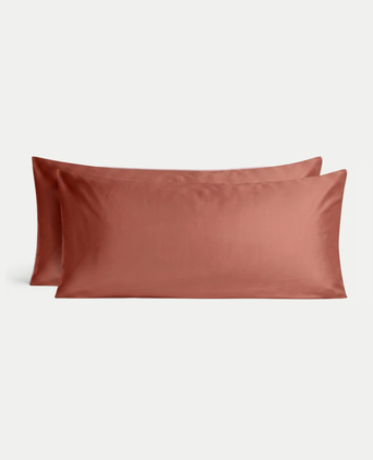 Set of 2 Pillowcases Egyptian Cotton 400TC Sateen | Solterra Set of 2 Pillowcases Egyptian Cotton 400TC Sateen | Solterra