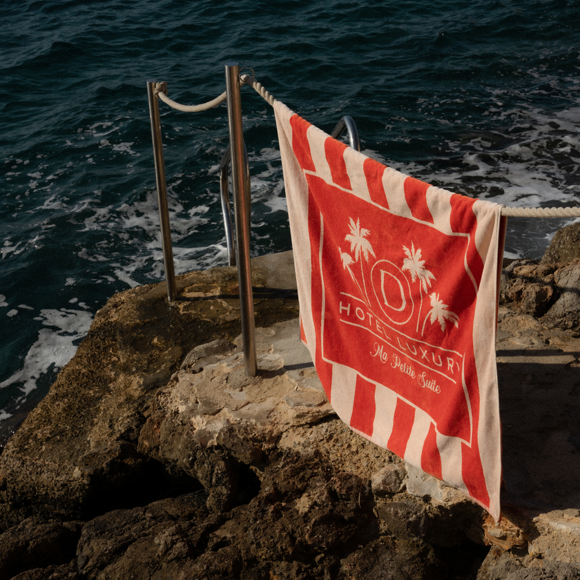 Hotel beach towel Tremezzo Orange