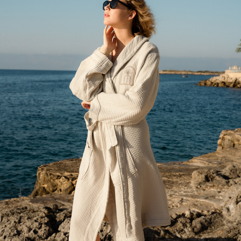 Bathrobe Waffle Pebble Beach