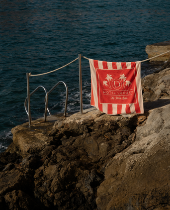 Hotel beach towel Tremezzo Orange Hotel beach towel Tremezzo Orange