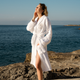 Bathrobe Waffle White