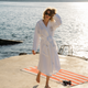 Bathrobe Waffle White