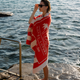 Hotel beach towel Tremezzo Orange