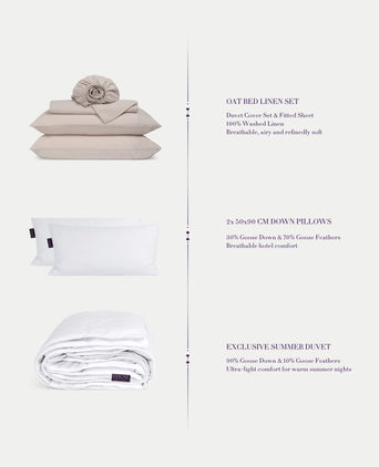 Summer Suite Linen Bedding Set Summer Suite Linen Bedding Set
