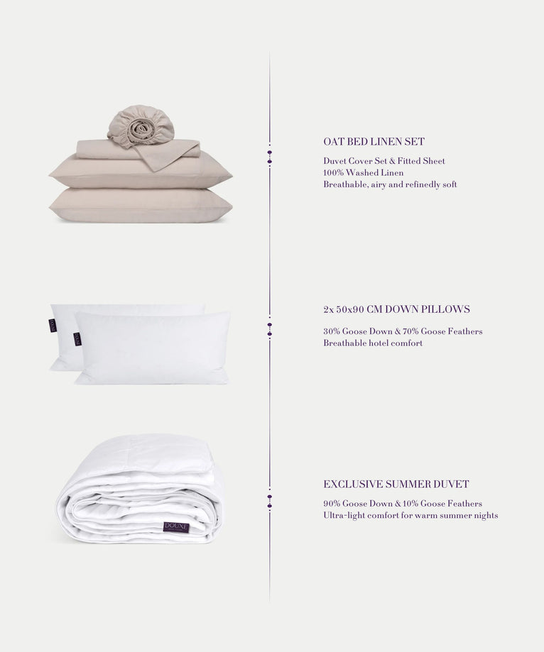 Summer Suite Linen Bedding Set