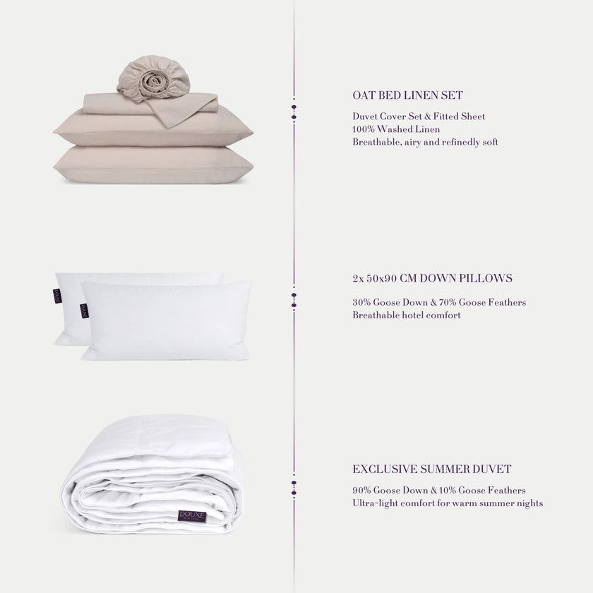 Summer Suite Linen Bedding Set