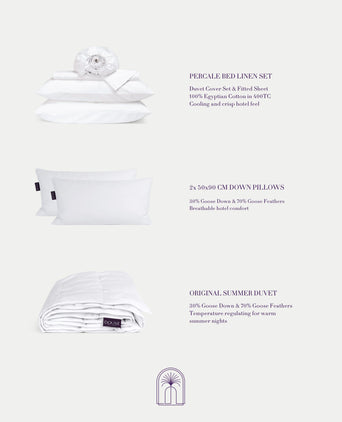 Summer Suite Percale Bedding Set Summer Suite Percale Bedding Set
