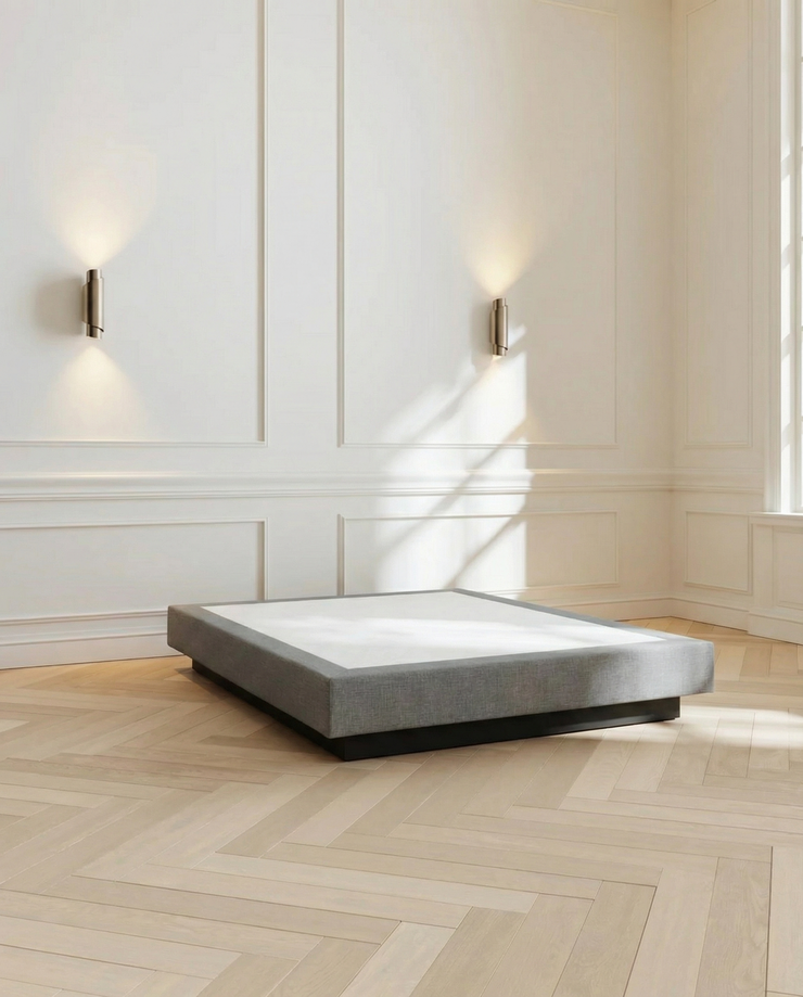 DOUXE Hotel Box Spring Swedish Grey