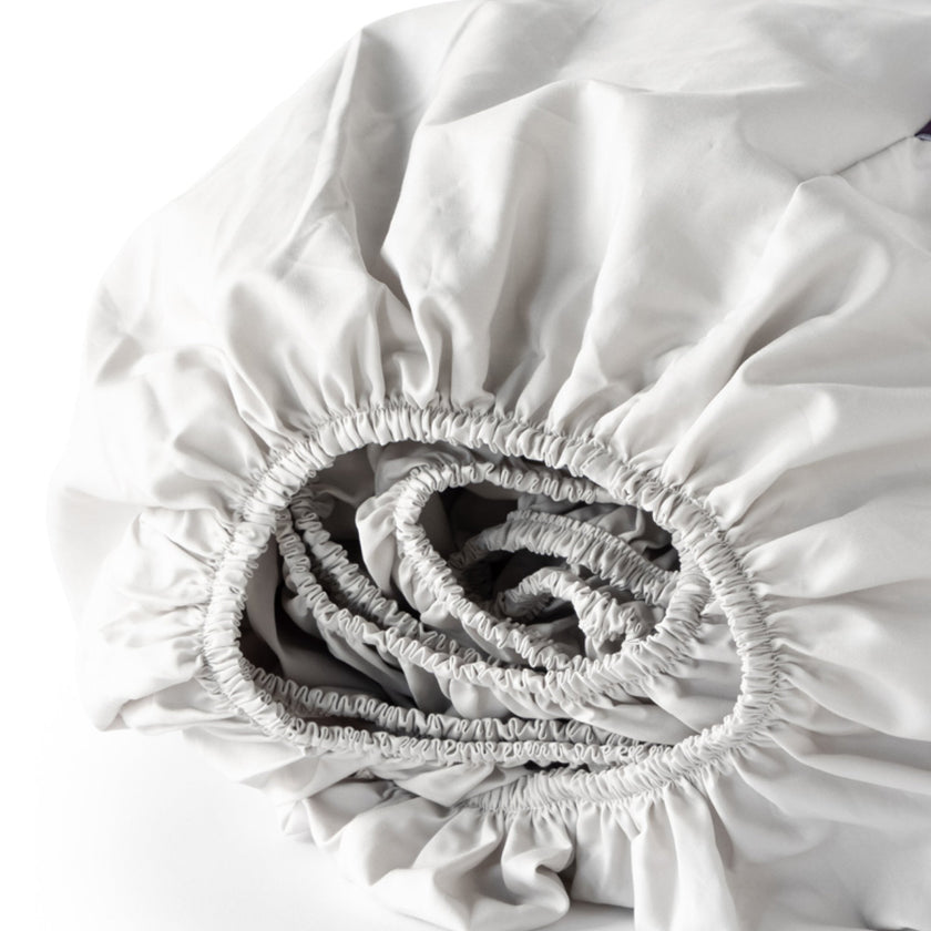 Fitted Sheet Egyptian Cotton Percale 400TC | Greige | Outlet