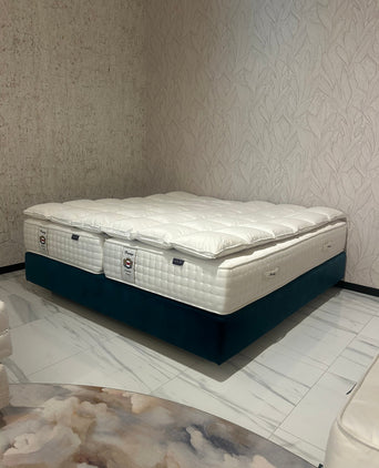 Otello Hotel Bed with Prestige Mattresses & Prestige Featherbed | 200×200 cm | Outlet Otello Hotel Bed with Prestige Mattresses & Prestige Featherbed | 200×200 cm | Outlet