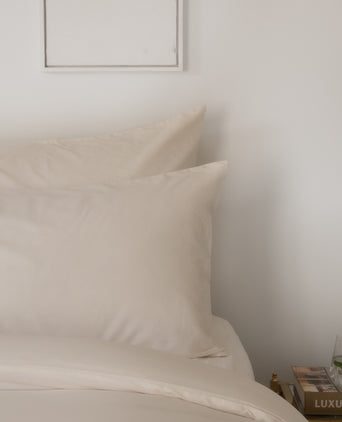 Pillowcase Egyptian Cotton Sateen 400 TC | Cream Pillowcase Egyptian Cotton Sateen 400 TC | Cream