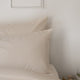 Set of 2 Pillowcases Egyptian Cotton Sateen 400TC | Cream