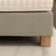 Boxspring Base 20 cm hoog - Sahara stof 200x200cm | Outlet