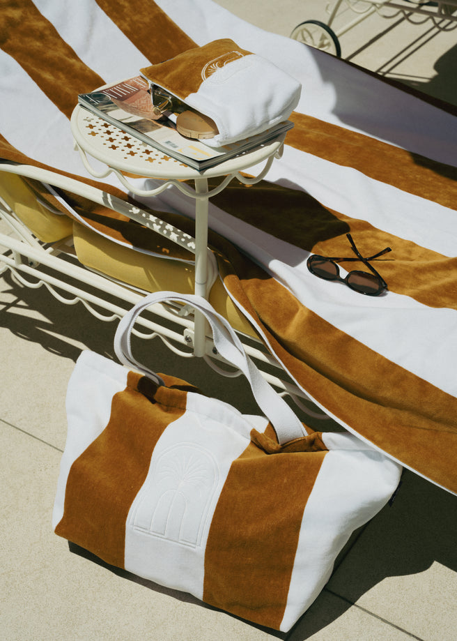 DOUXE Beach Bag Mustard