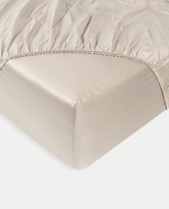 Fitted Sheet Egyptian Cotton Sateen 400TC | Champagne Fitted Sheet Egyptian Cotton Sateen 400TC | Champagne