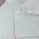 Duvet Cover Set Egyptian Cotton Percale 400TC | Carmel White