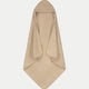 Baby Hooded Towel zero-twist cotton | Latte