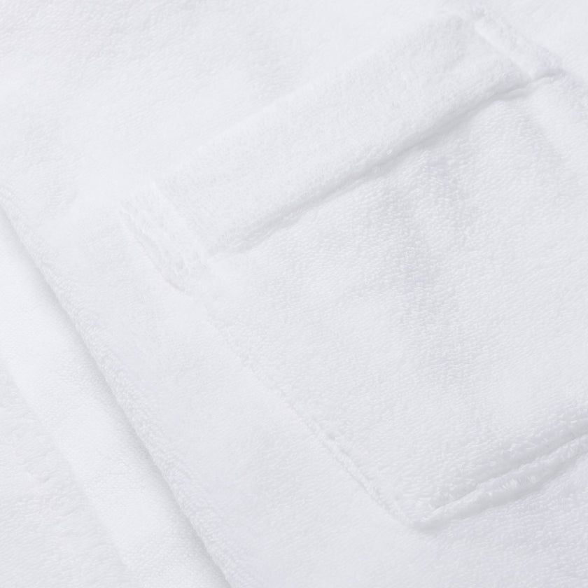 Bathrobe zero-twist cotton | White