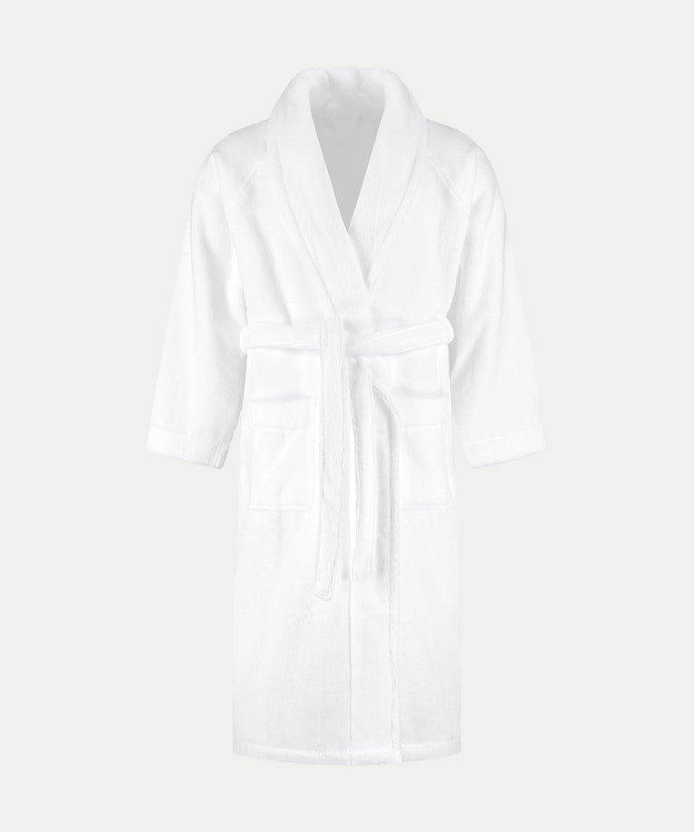 Bathrobe zero-twist cotton | White