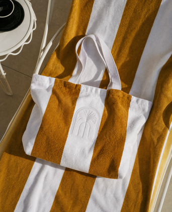DOUXE Beach Bag Mustard DOUXE Beach Bag Mustard