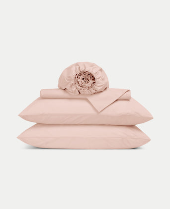 Dekbedovertrekset & Hoeslaken Percal Blush Pink Dekbedovertrekset & Hoeslaken Percal Blush Pink