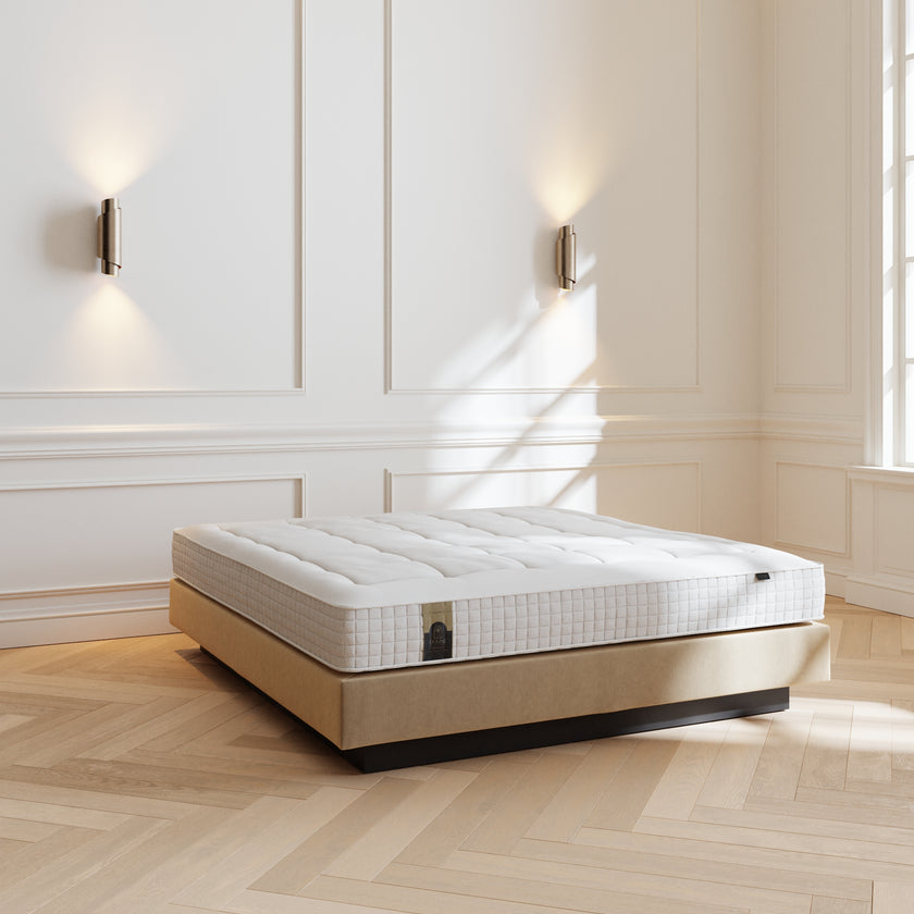 DOUXE Black Label Boxspring + Black Label Mattress | Beige
