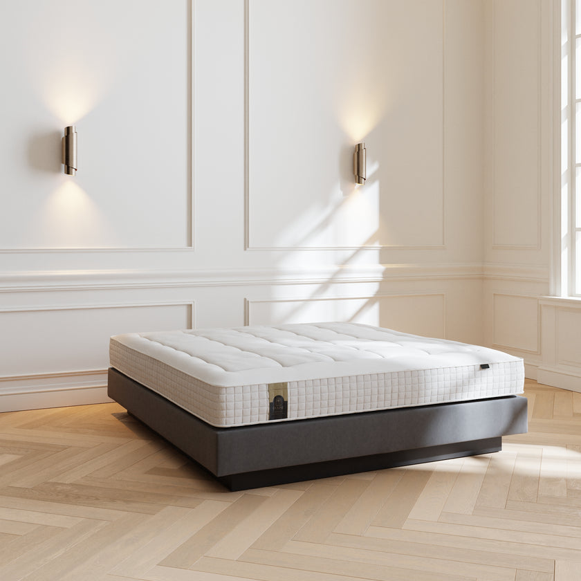 DOUXE Black Label Boxspring + Black Label Mattress | Swedish Grey