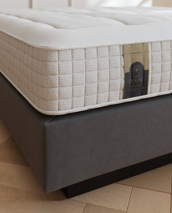 DOUXE Black Label Boxspring + Black Label Mattress | Swedish Grey DOUXE Black Label Boxspring + Black Label Mattress | Swedish Grey