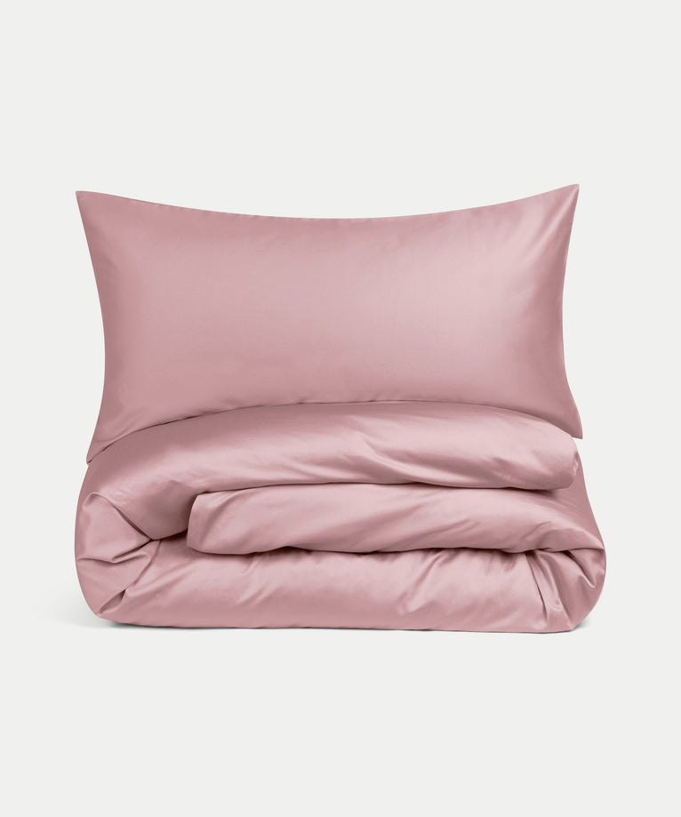 Kids Duvet Cover Egyptian Cotton Sateen 400TC Blush Pink - Petit Hôtel