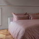 Duvet Cover Set Egyptian Cotton Sateen 400TC | Blush Pink