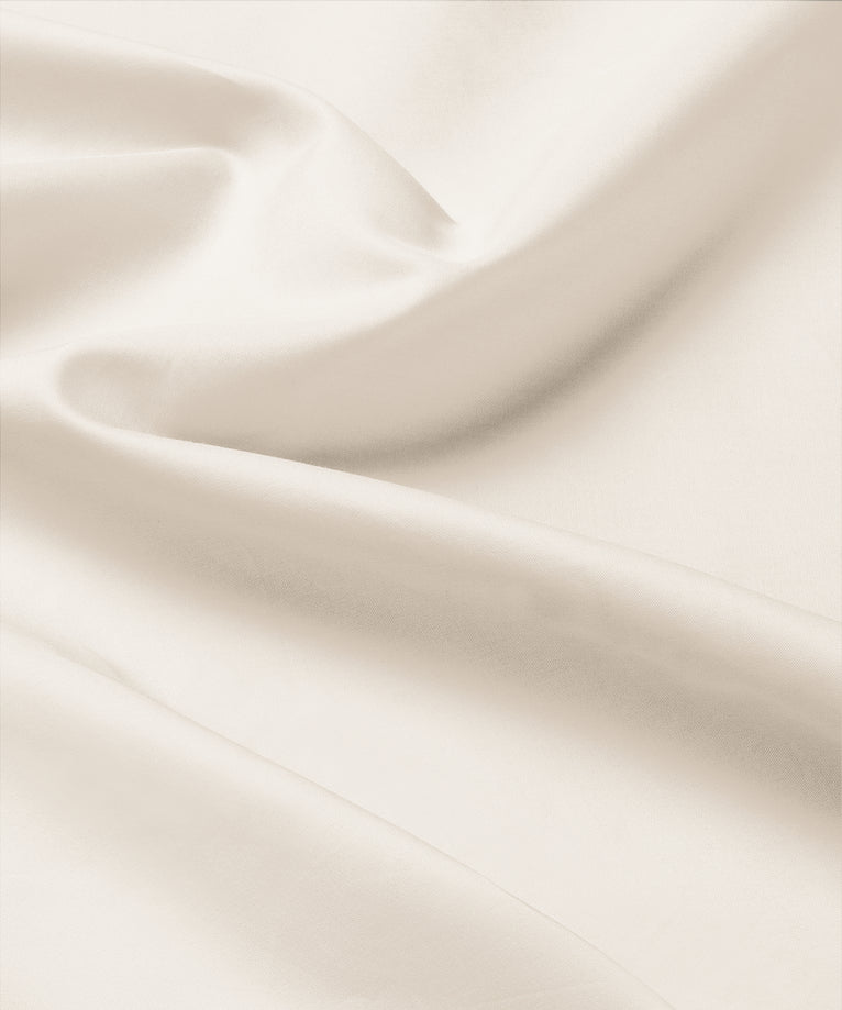 Duvet Cover Set & Fitted Sheet Percale | Chalk White