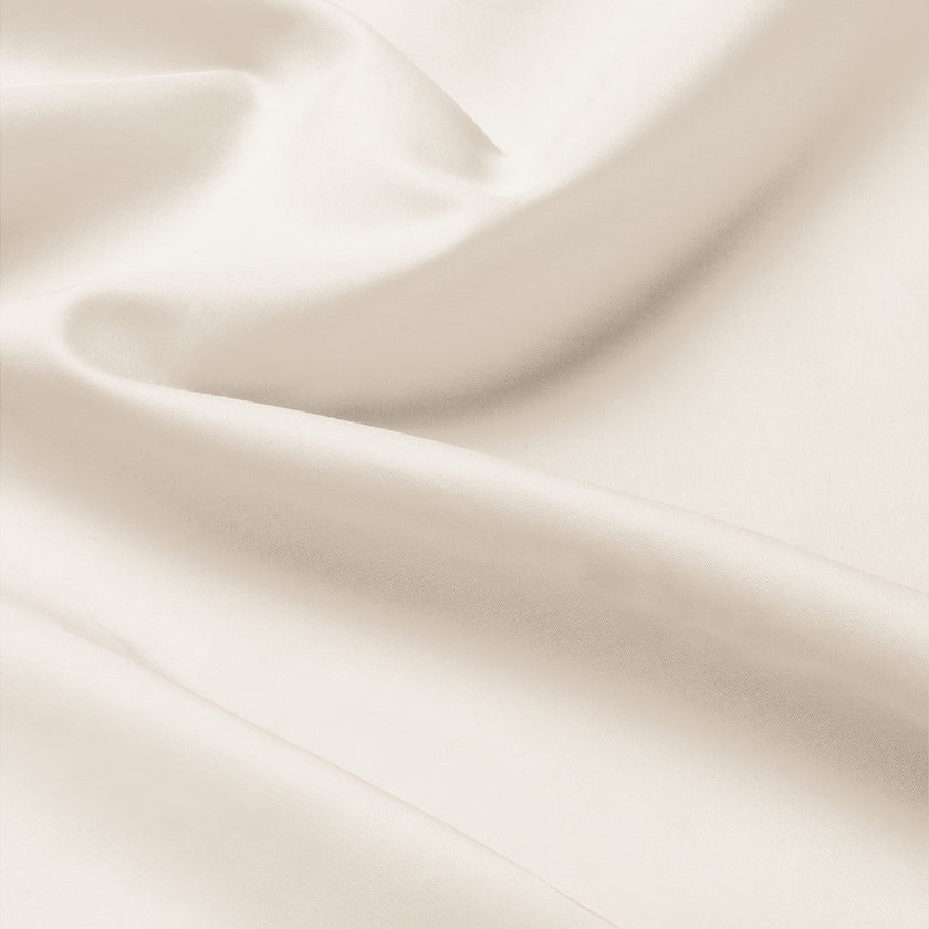 Duvet Cover Set & Fitted Sheet Percale | Chalk White