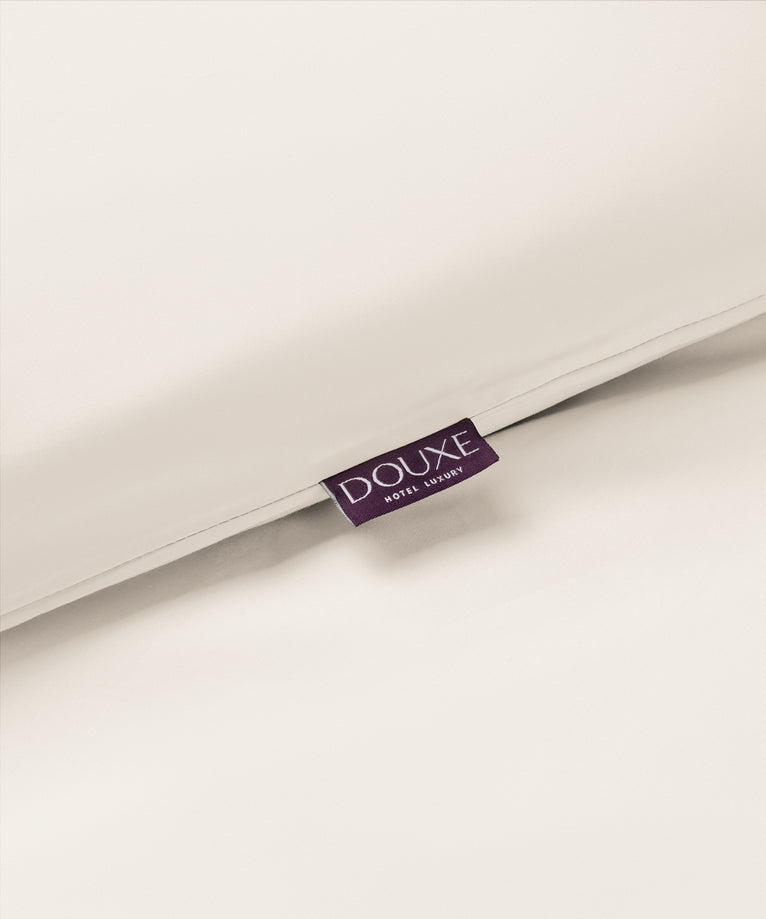 Duvet Cover Set Egyptian Cotton Percale 400 TC | Chalk White