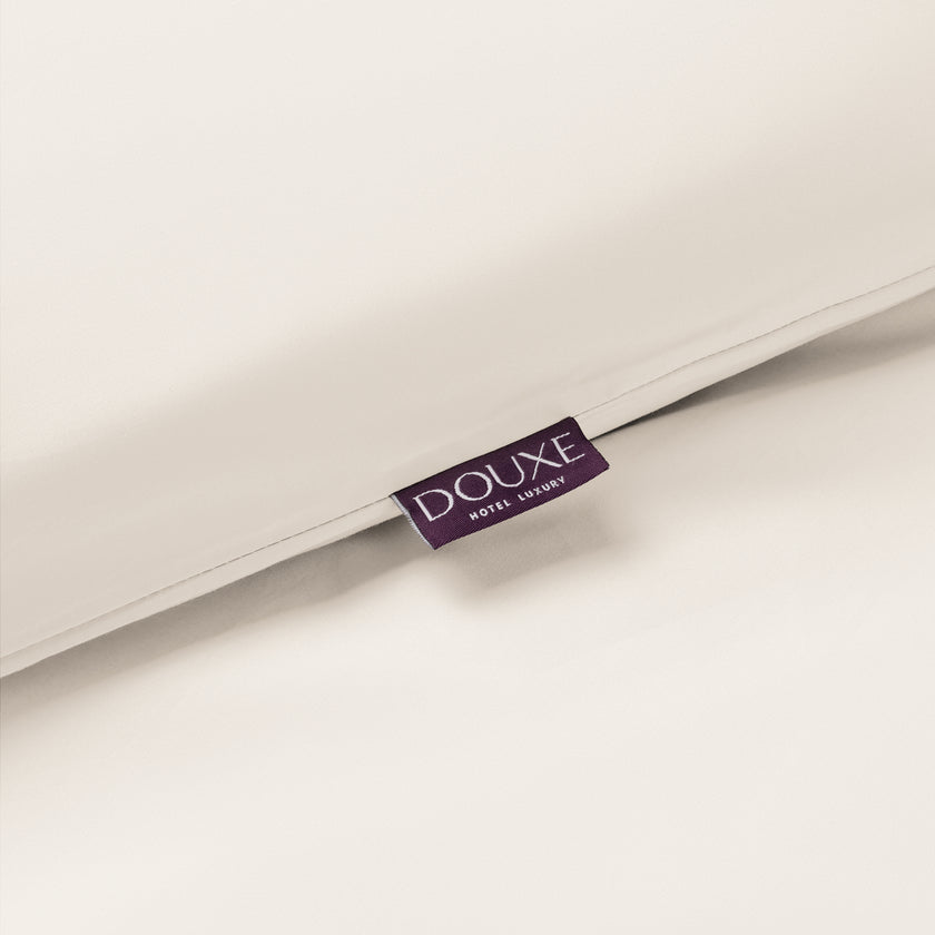 Duvet Cover Set Egyptian Cotton Percale 400 TC | Chalk White