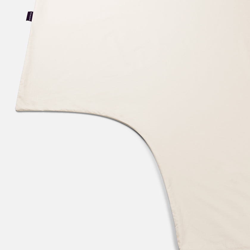 Duvet Cover Set Egyptian Cotton Percale 400 TC | Chalk White