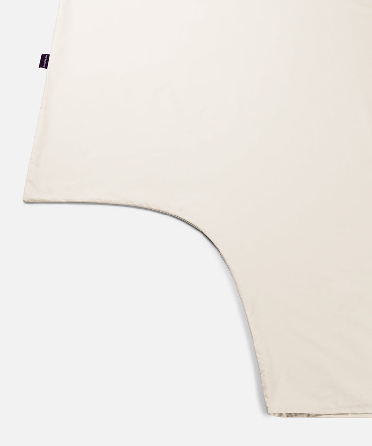 Kids Duvet Cover Egyptian Cotton Percale 400TC Chalk White - Petit Hôtel