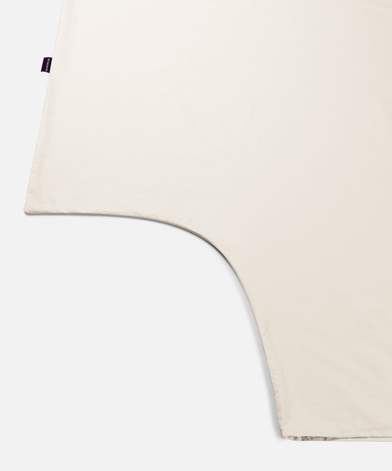 Duvet Cover Set & Fitted Sheet Percale | Chalk White