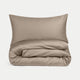 Duvet Cover Set + Fitted Sheet Egyptian Cotton Sateen | Champagne