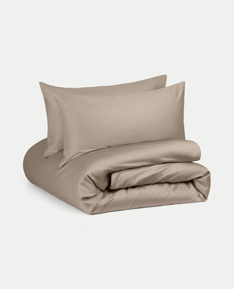 Duvet Cover Set Egyptian Cotton Sateen 400 TC | Champagne Duvet Cover Set Egyptian Cotton Sateen 400 TC | Champagne