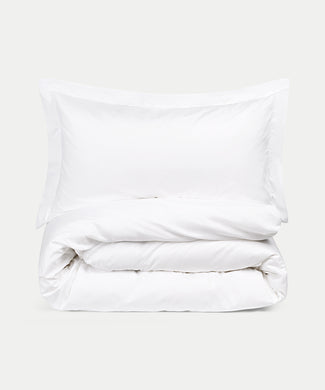 Conservatorium Hotel Duvet Cover Set Egyptian Cotton Percale 400TC | White Conservatorium Hotel Duvet Cover Set Egyptian Cotton Percale 400TC | White
