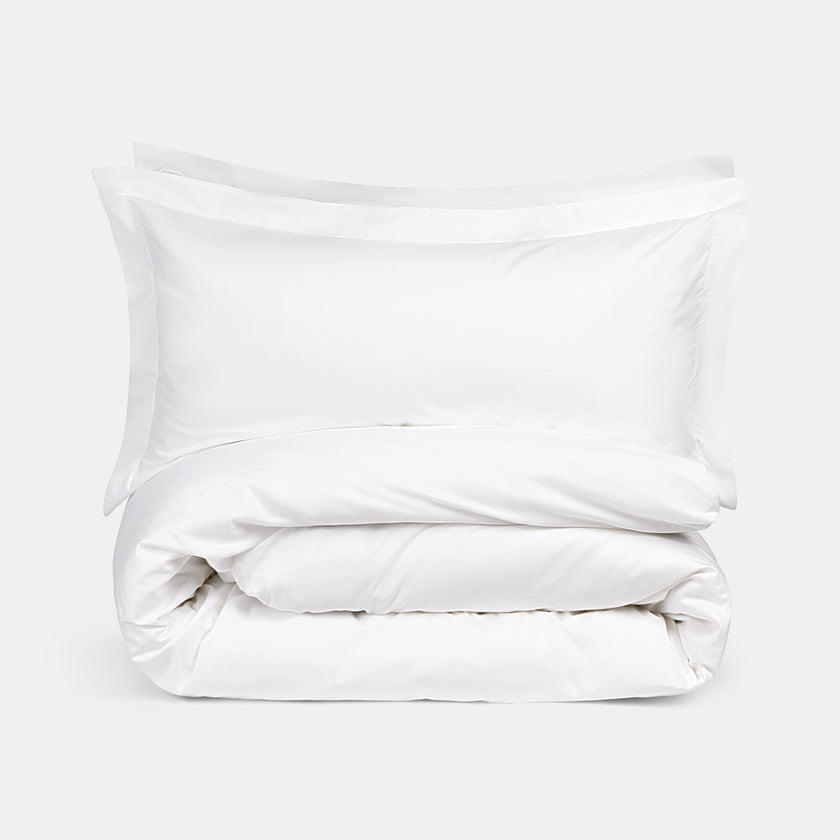 DOUXE Down Bedding Set | White Flange