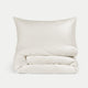 Duvet Cover Set Egyptian Cotton Sateen 400 TC | Cream