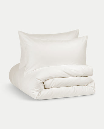 Duvet Cover Set Egyptian Cotton Sateen 400 TC | Cream Duvet Cover Set Egyptian Cotton Sateen 400 TC | Cream