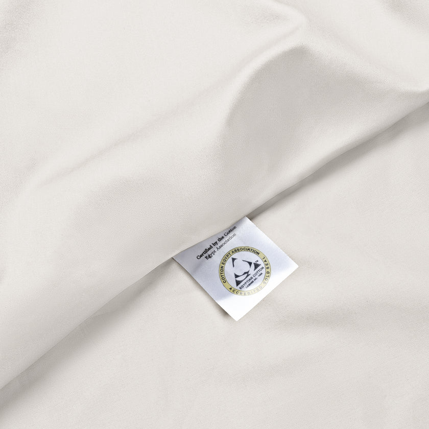 Duvet Cover Set Egyptian Cotton Sateen 400 TC | Cream