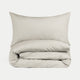 Duvet Cover Set Egyptian Cotton Percale 400TC | Greige
