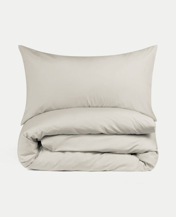 Kids Duvet Cover Egyptian Cotton Percale 400TC Greige - Petit Hôtel Kids Duvet Cover Egyptian Cotton Percale 400TC Greige - Petit Hôtel